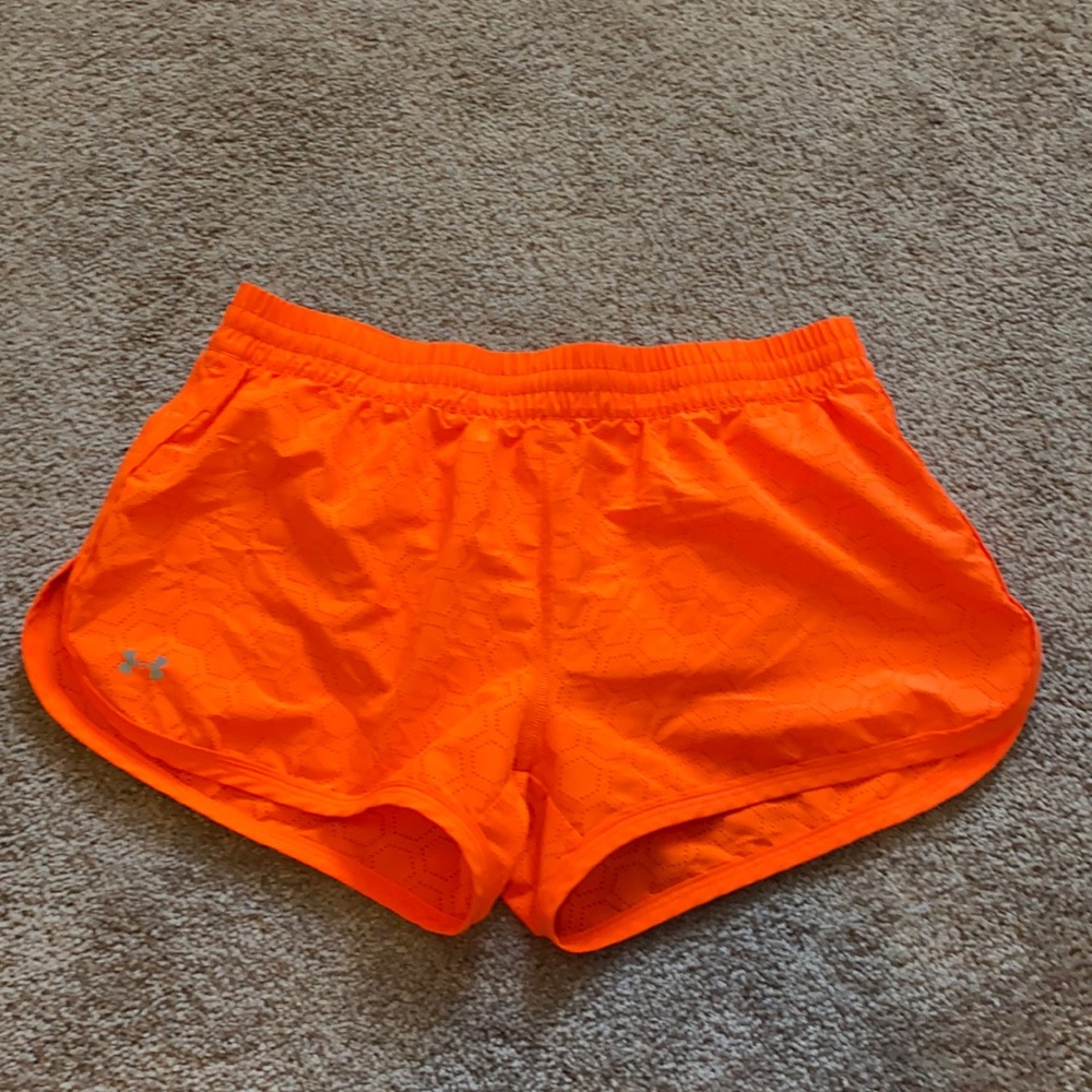 Under Armour Women’s Bright Orange Athletic Shorts